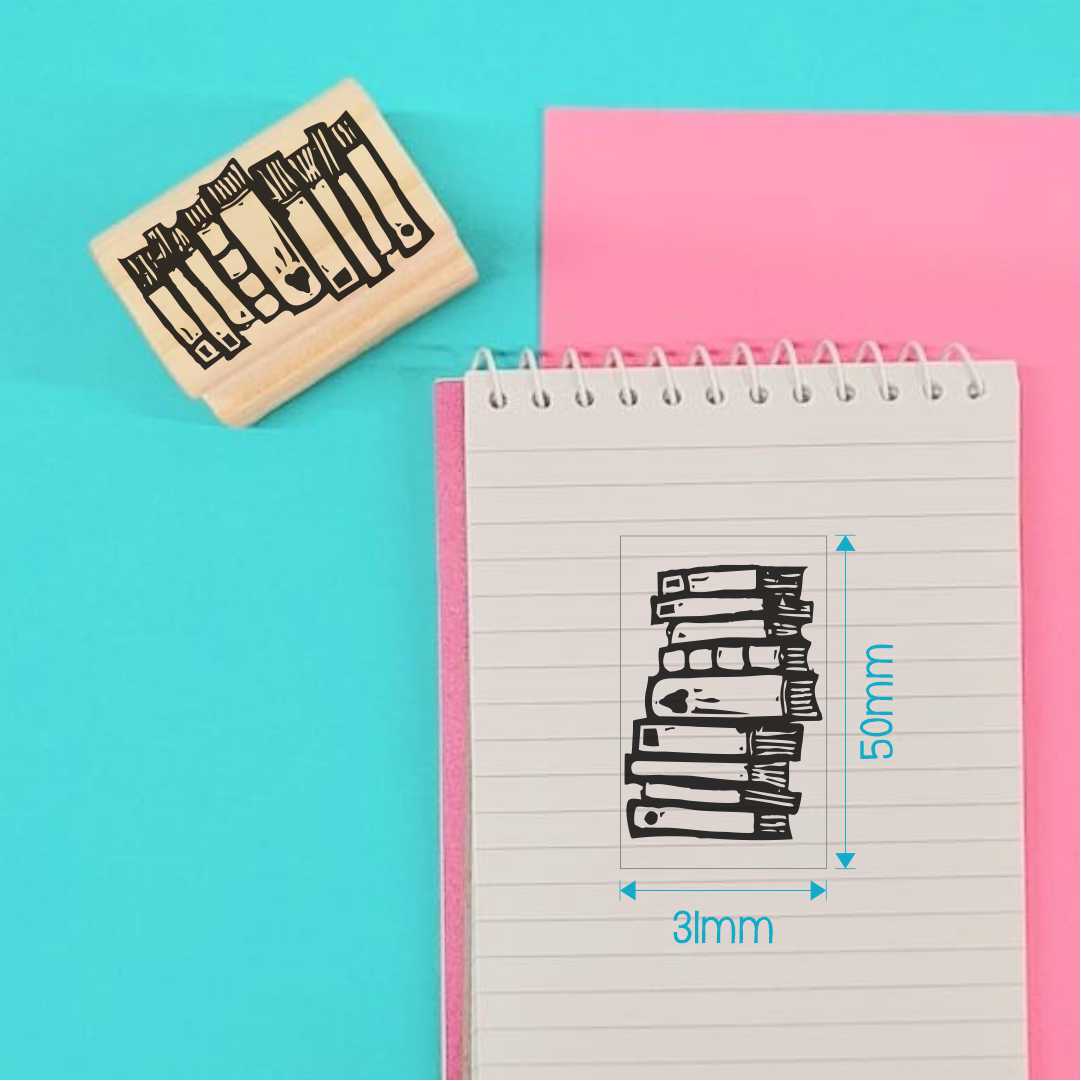 Wooden Stamp - personalised 31x50mm rectangle