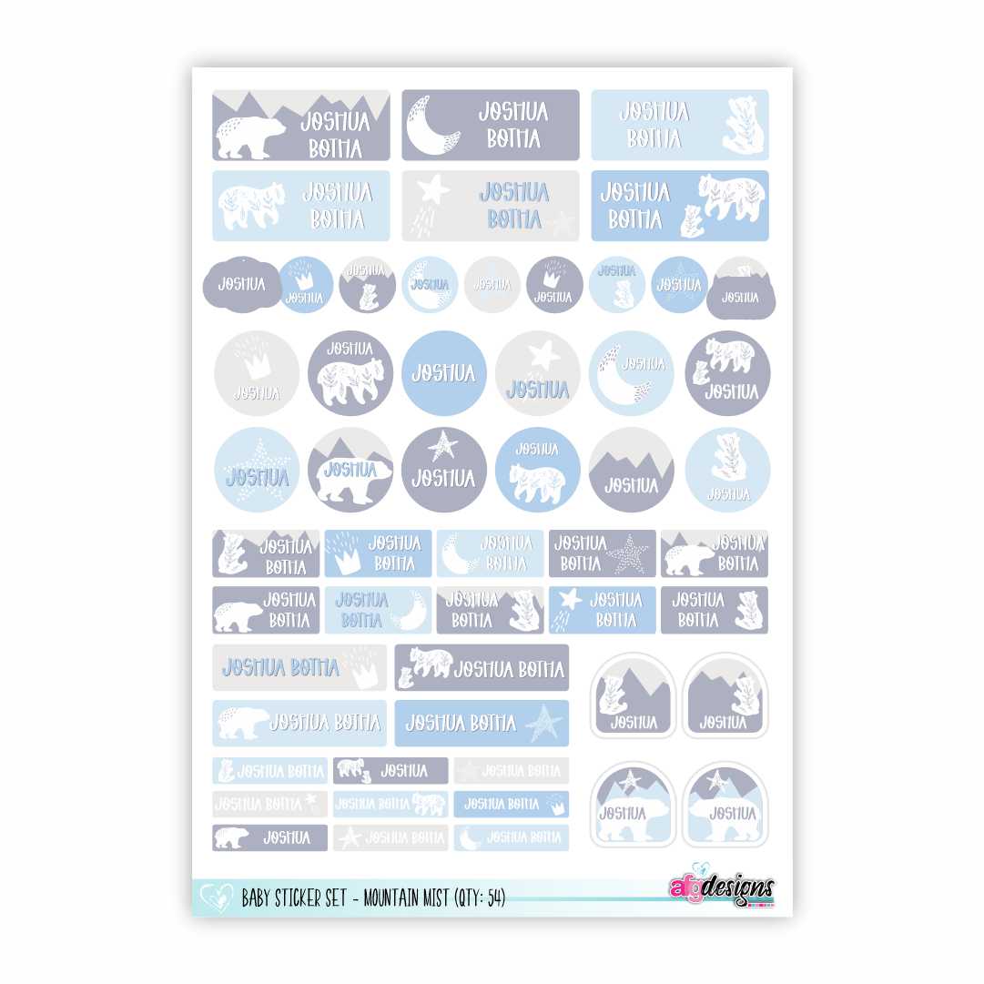 Baby Variety Sticker Sets