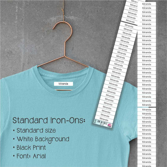 Iron-On Labels - Standard