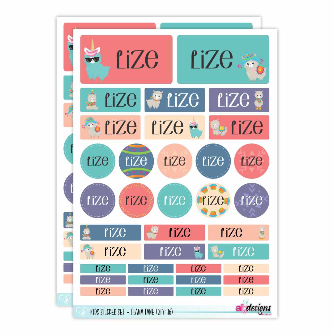 Kids Variety Sticker Sets