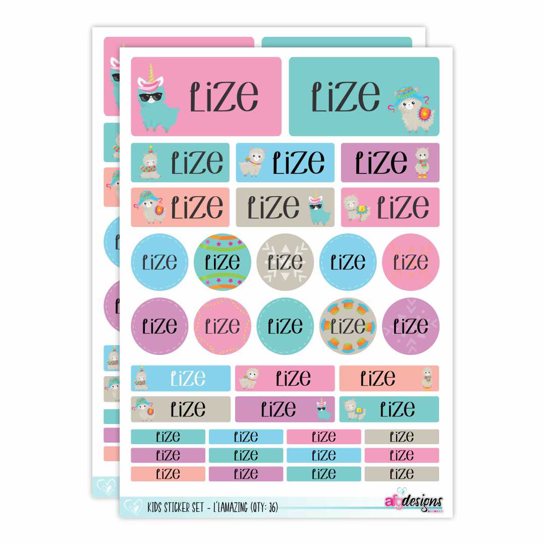 Kids Variety Sticker Sets