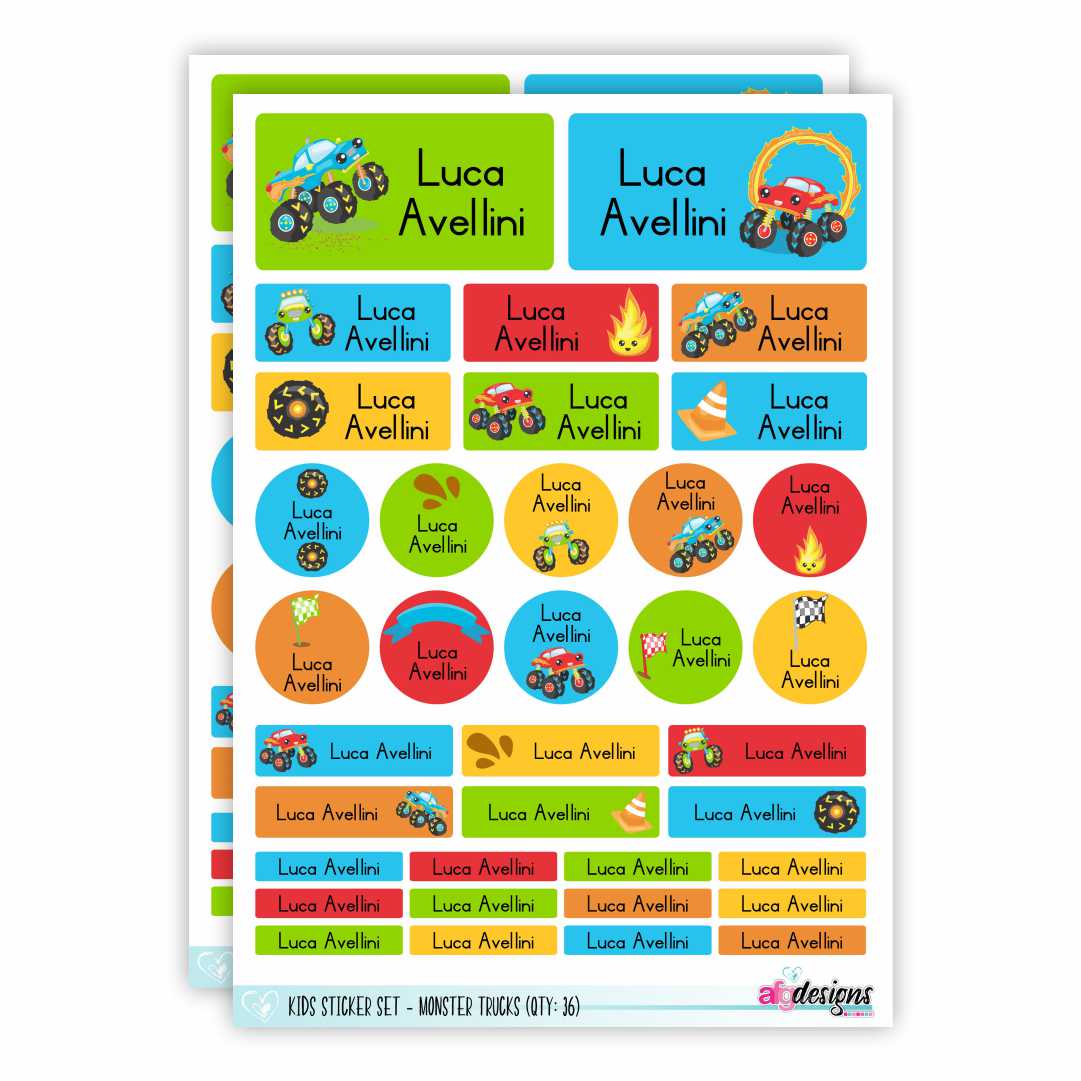 Kids Variety Sticker Sets