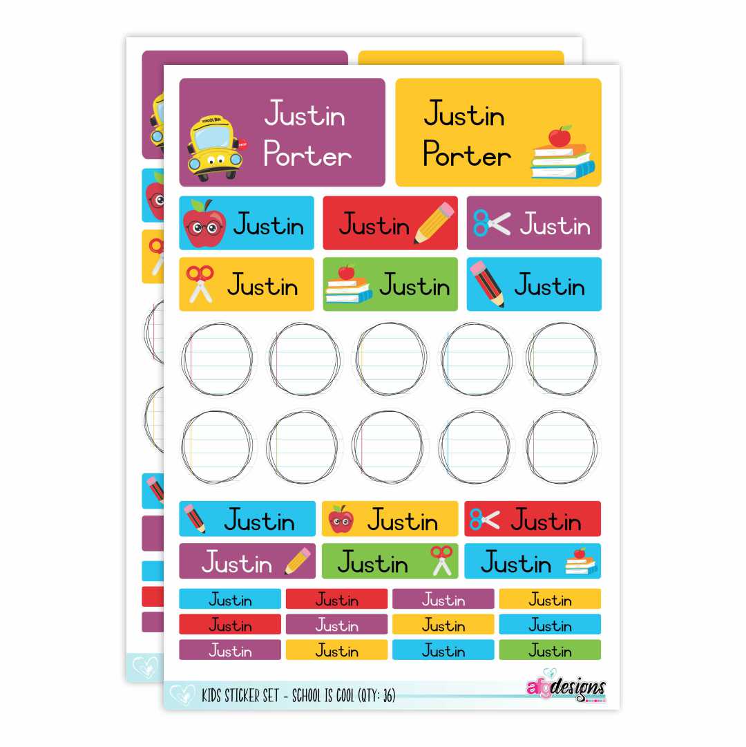 Kids Variety Sticker Sets