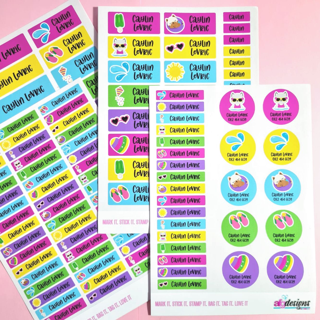 Midi School Sticker Pack