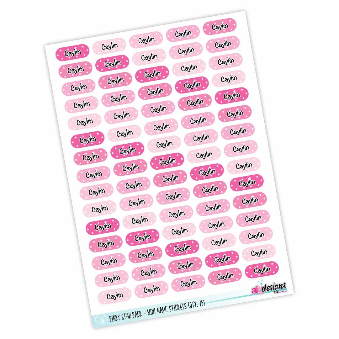 Mini Stickers - Various Options Available