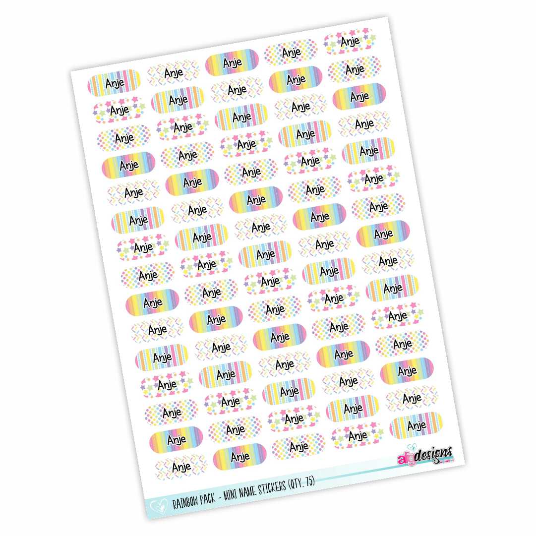 Mini Stickers - Various Options Available