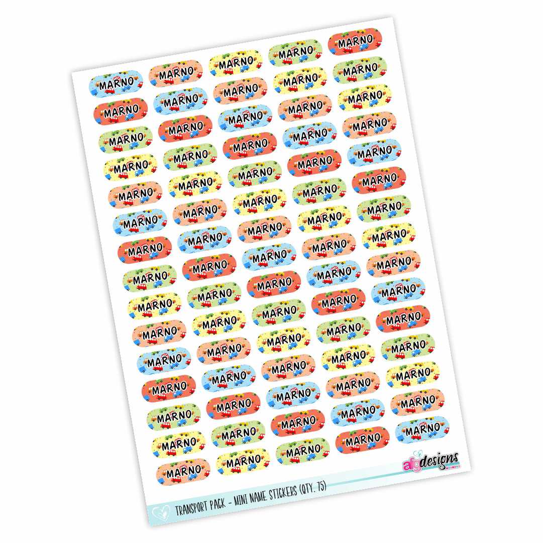 Mini Stickers - Various Options Available