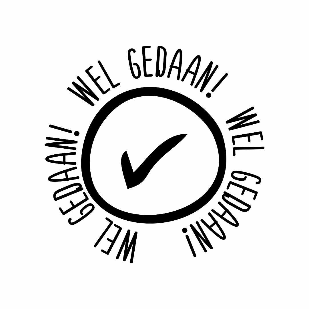 Wooden Teacher Stamp - standard 20x20mm round
