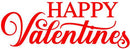 Trodat Ready-Made Stamp: Happy Valentines (S484)