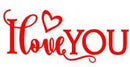 Trodat Ready-Made Stamp: I Love You (S490)