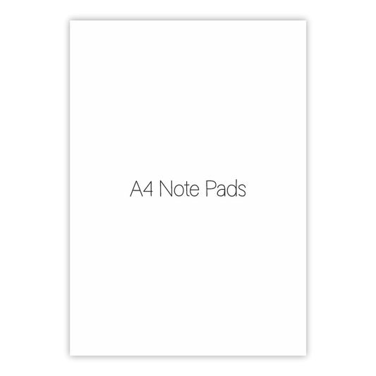 A4 Note Pads - Double Sided