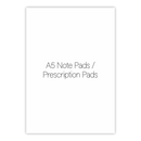 A5 Prescription Pads - Single Sided