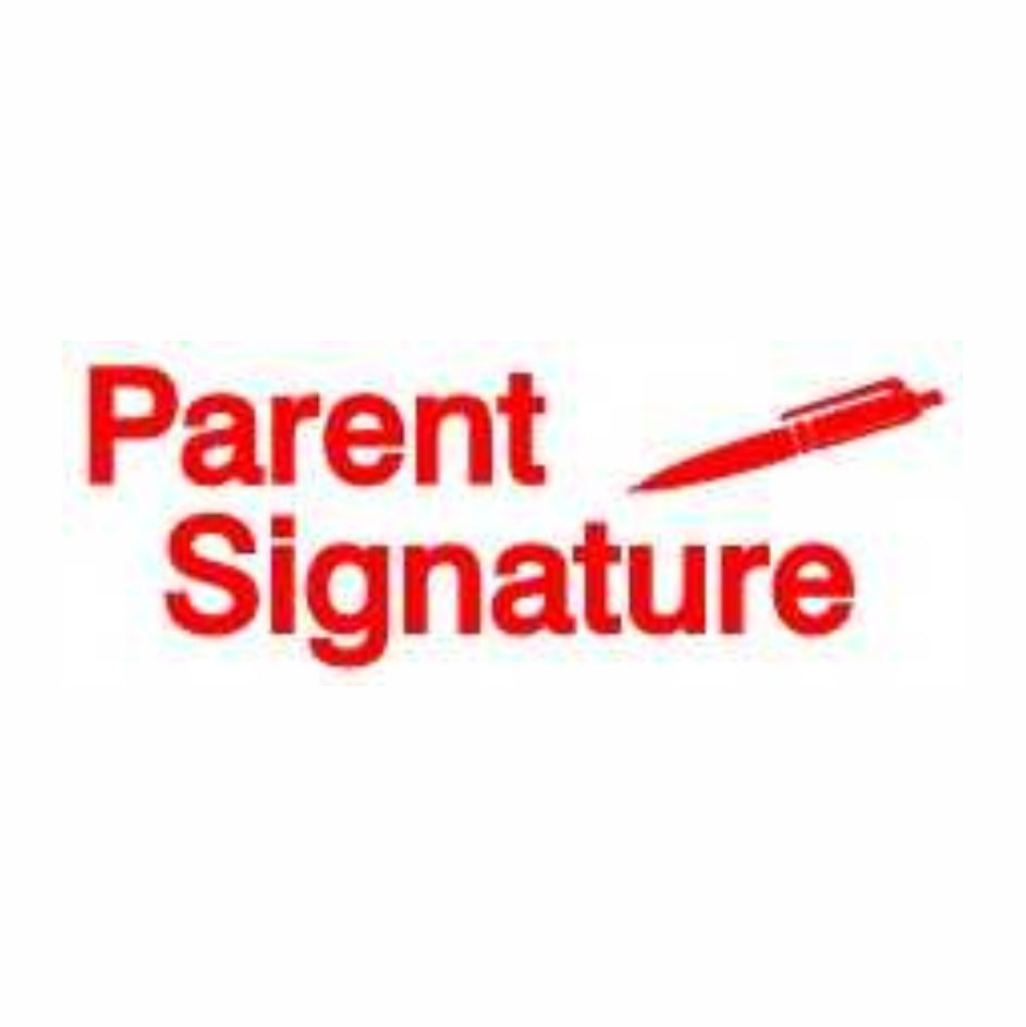 Trodat Ready-Made Stamp: Parent Signature (S486)