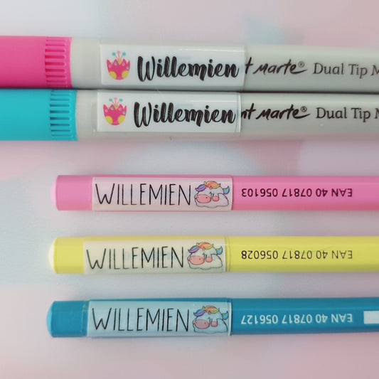 Wrap-Around Pen & Pencil Labels