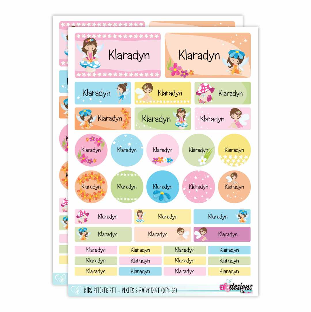 Kids Variety Sticker Sets