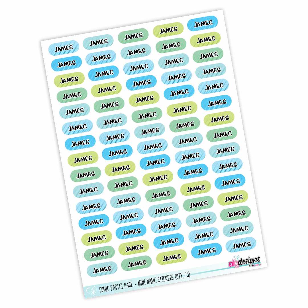Mini Stickers - Various Options Available – AFG Designs